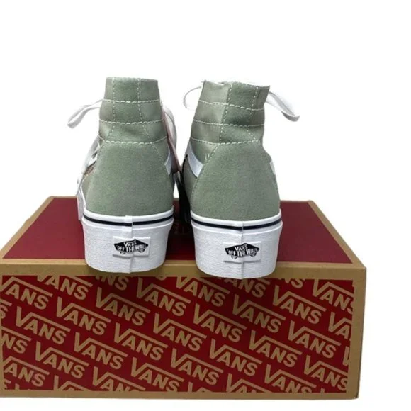 VANS Sk8-Hi Tapered Shoes Platform Women Floral Desert Suede Canvas VN0A7Q5PUDP - Picture 4 of 9